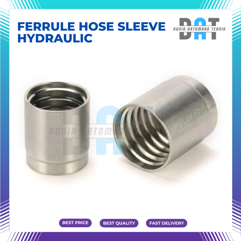 Jual 1/2 R2 (2 Wire)" Ferrule Sleeve Hydraulic Hose Besi Type Size 1/2 ...