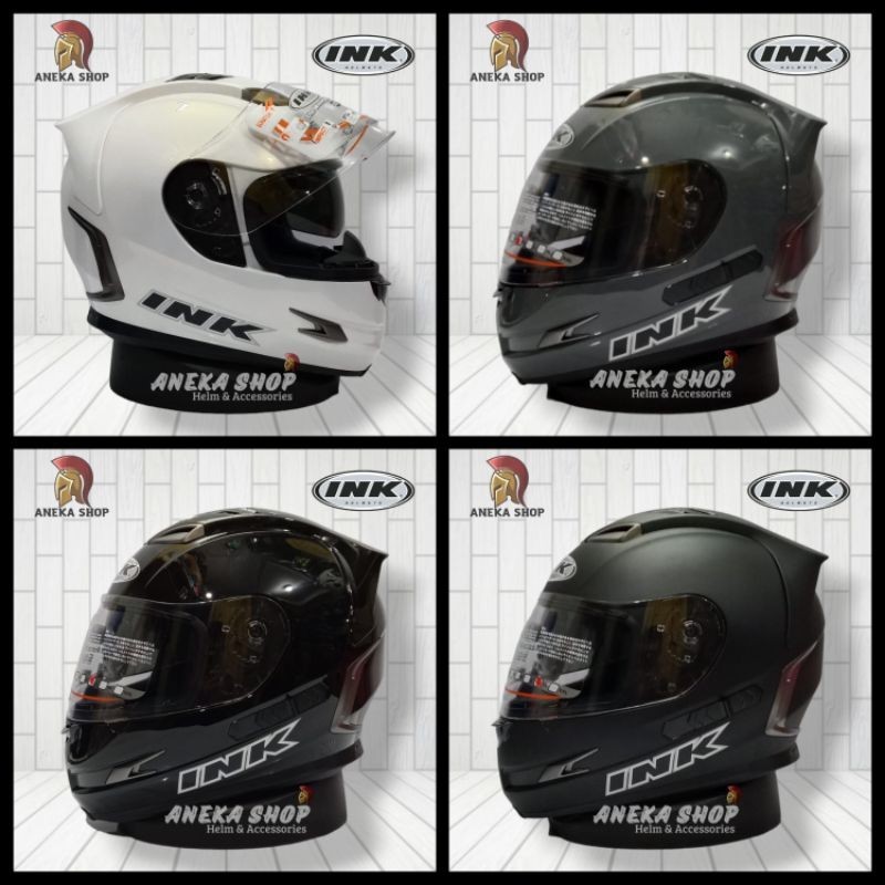 Jual HELM INK STEALTH SOLID/POLOS | ANEKA MACAM WARNA | DOUBLE VISOR ...