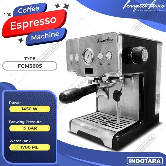 Ferratti Ferro Espresso Machine FCM3605 main image 1