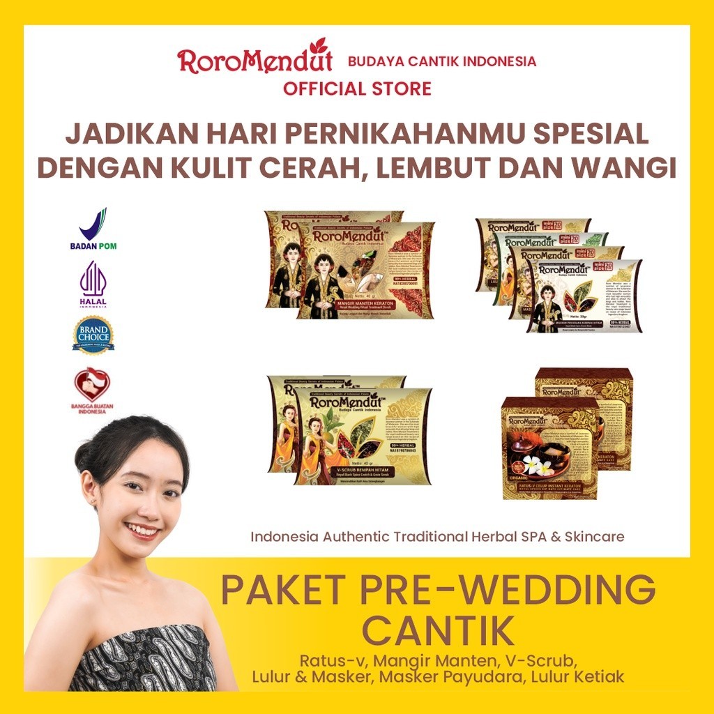 𝐑𝐎𝐑𝐎 𝐌𝐄𝐍𝐃𝐔𝐓 Paket Cantik Pre-Wedding Package