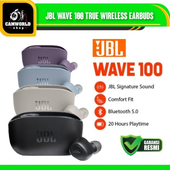 Jual JBL WAVE 100 TWS / WAVE 100TWS True Wireless Earbuds | Shopee ...