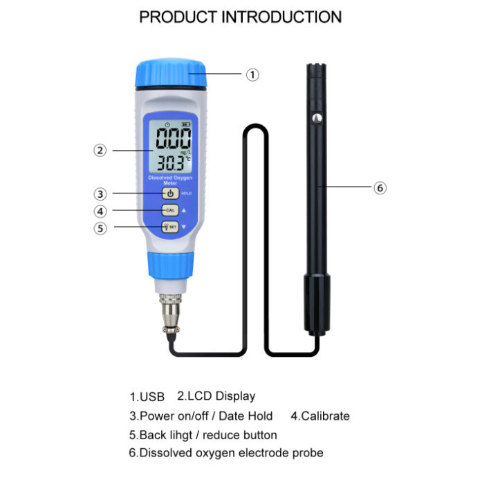 Jual SMART SENSOR Dissolved Oxygen Meter Ukur Kadar Oksigen pada Air ...