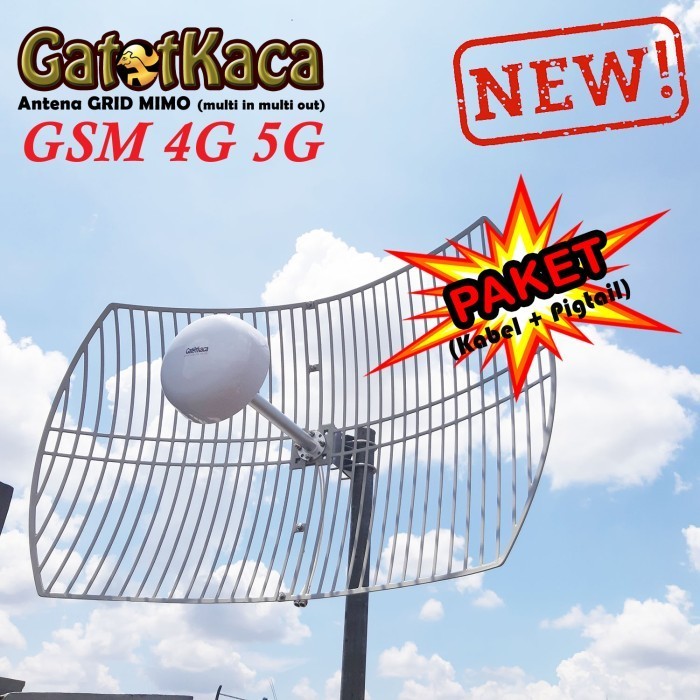 Jual Antena Grid Mo Guat Sinyal Em Orbit Telkomsel 3G 4G 5G (Paket ...