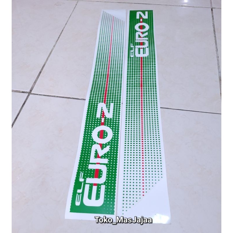Jual Sticker stiker elf euro-2 hijau sepasang / stiker isuzu elf engkel ...