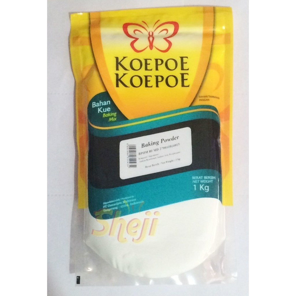 Jual Baking Powder Cap Koepoe Koepoe/ Baking Powder Cap Kupu Kupu 1Kg