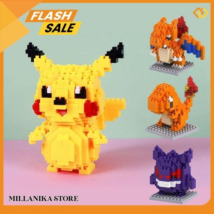 Jual JUNO MAINAN BALOK POKEMON NANO BLOCKS MICRO BLOCKS MINIATUR ...