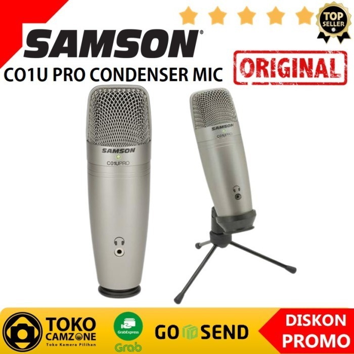 Jual Samson C01U Pro Usb Studio Condenser Microphone | Shopee Indonesia