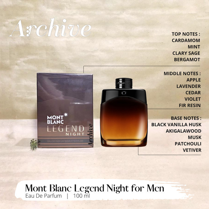 Jual Parfum Original M B Legend Night Men Edp 100Ml Shopee Indonesia