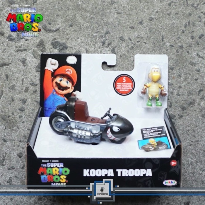 Jual The Super Mario Bros Movie Koopa Troopa Figure With Pull Back ...