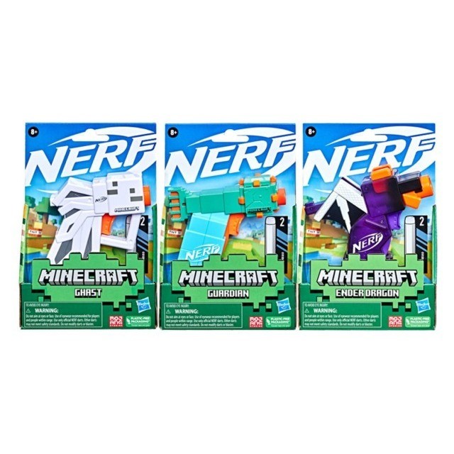Jual Hasbro Nerf Minecraft Microshots | Shopee Indonesia