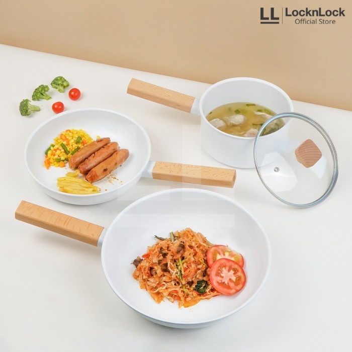 Jual Locknlock Truly Natural Cookware Set 3P - Cas1802S3 | Shopee Indonesia
