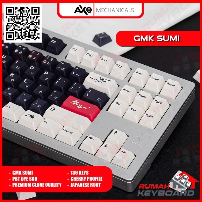 Jual Keycap - Keycaps - Cherry - Gmk Sumi - Pbt - Dye Sub | Shopee ...