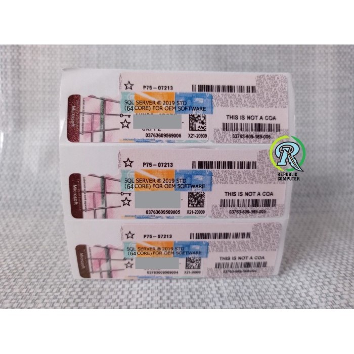 Jual sql server 2019 standard 64 core original included user CAL life ...