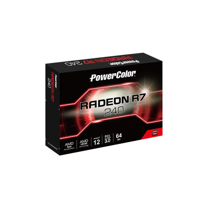 Jual Vga Powercolor R7 240 2Gb Gddr5 Oc Resmi Radeon R7240 2G Ddr5 ...