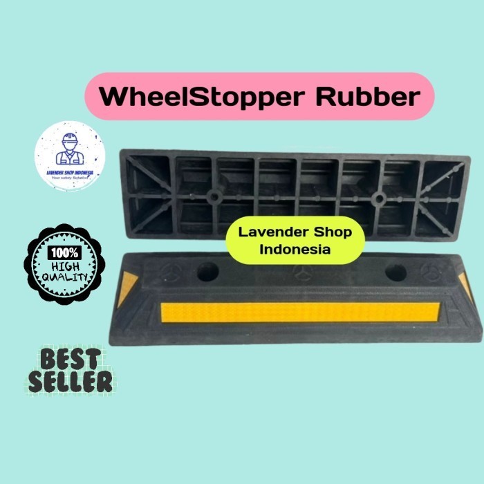 Jual WHEEL STOPPER RUBBER / PENGGANJAL BAN /WHEELSTOPPER / PEMBATAS ...