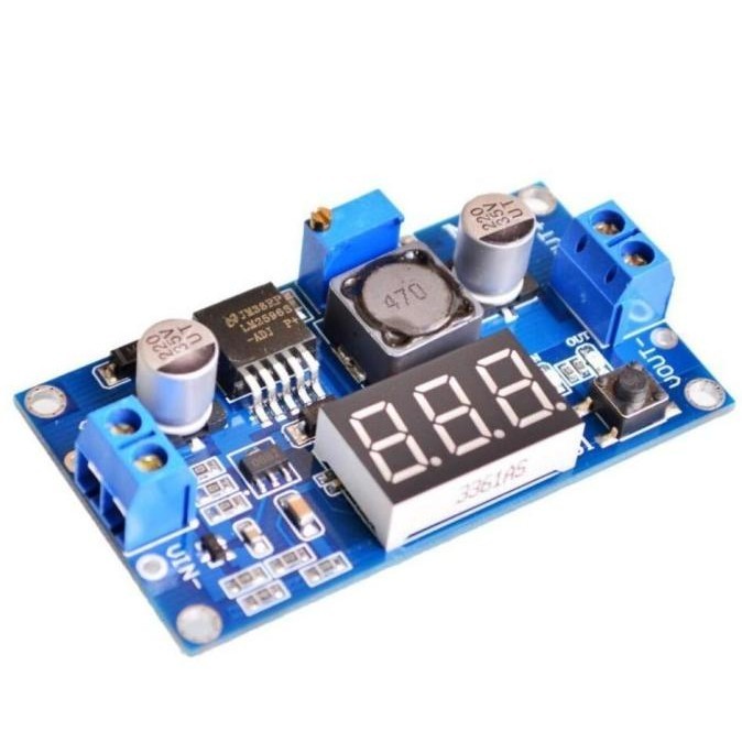 Jual Step Dwon Module LM2596 DC-DC with Voltmeter | Shopee Indonesia