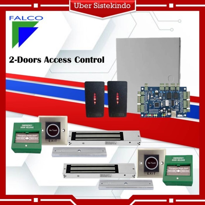 Jual Paket Access Control Falco 2 Door Access Control | Shopee Indonesia