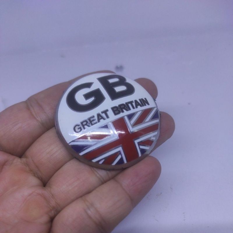 Jual Great Britain Badge Sticker Badge Metal 3D Vespa lambretta ...