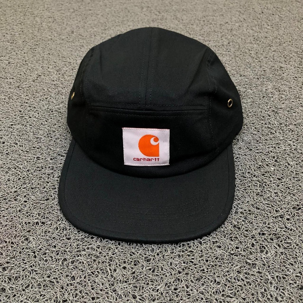 Jual CAP TOPI CARHARTT SQUARE LOGO BLACK PREMIUM HIGH QUALITY | Shopee ...