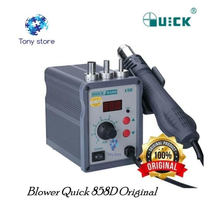 Jual Quick 858D Smd Hot Air Rework Station / Solder Uap Quick 858D Ori ...