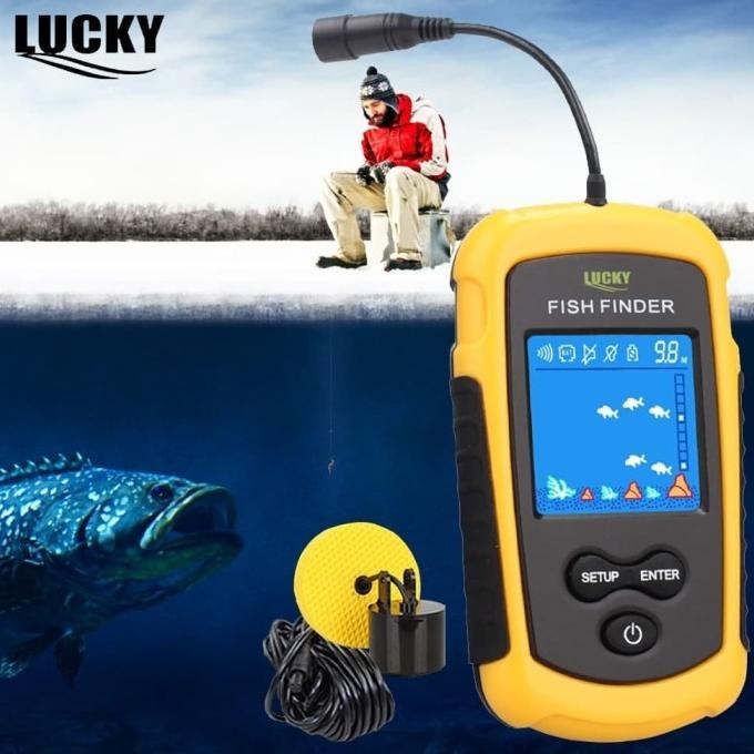 Jual Fish Finder Berwarna Lucky Color Pencari Ikan FFC1108 Sonar ...