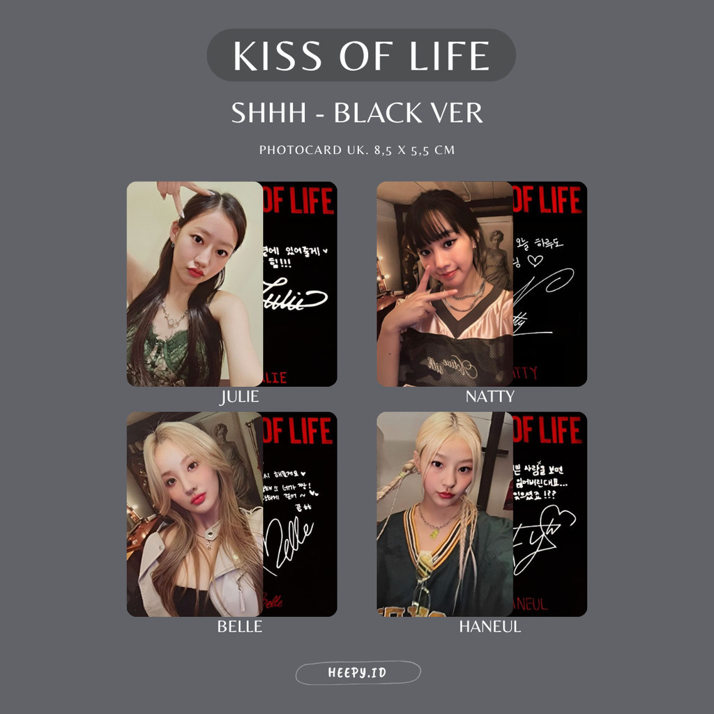 Jual [KIOF] UNOFFICIAL PHOTOCARD KISS OFF LIFE SHHH | Shopee Indonesia