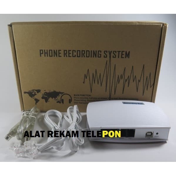 Jual Alat Rekam Telepon 2 Line Perekam Telepon Usb Voice Logger Myvoice ...