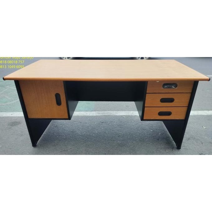 Jual Meja Kantor Meja Kerja Meja 1 Biro Uk. 150 x 70 x 75 cm SMS-List ...