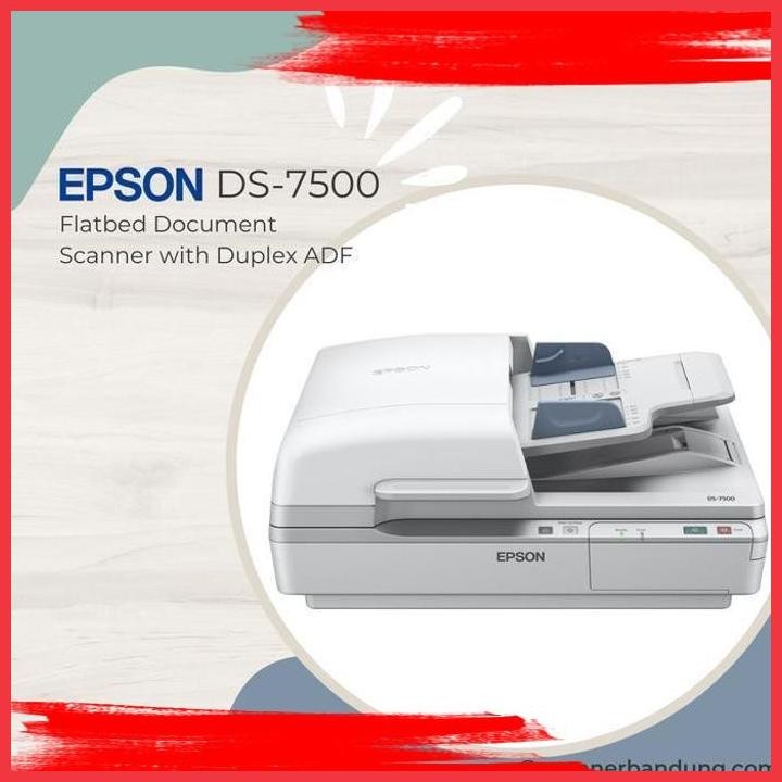 Jual (ERUL) SCANNER EPSON WORKFORCE DS-7500 - DS 7500 - DS7500 ADF ...