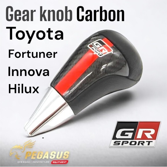 Jual Gear Knop Perseneling Carbon Toyota Gr Trd Fortuner Innova Hilux