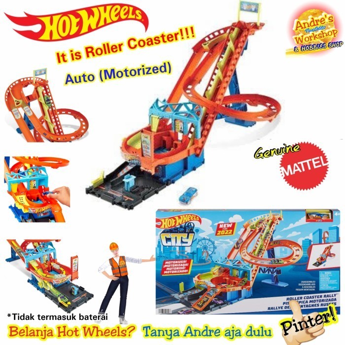 Jual Ready Hotwheels track Roller Coaster Rally ori Mattel Hot Wheels ...