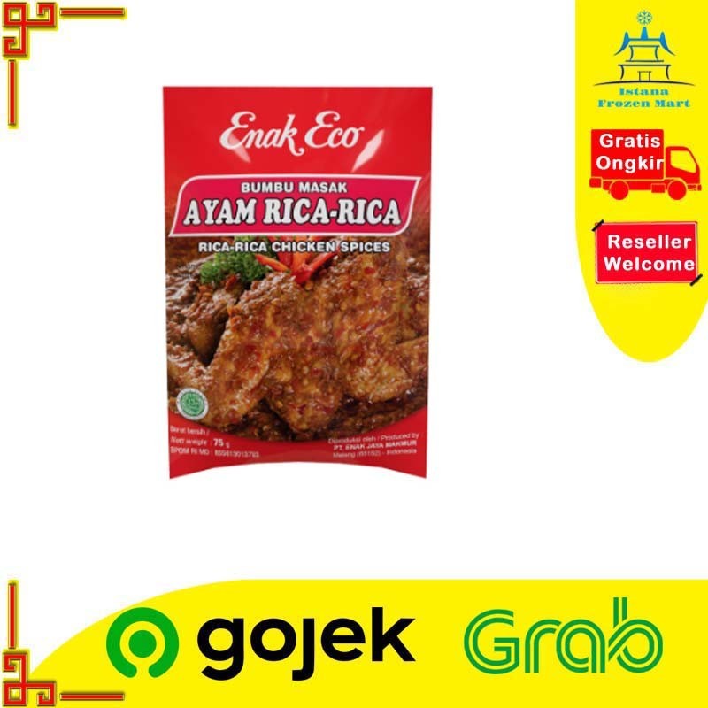 Jual Bumbu Ayam Rica-Rica Instant 75 Gram - ENAK ECO | Shopee Indonesia