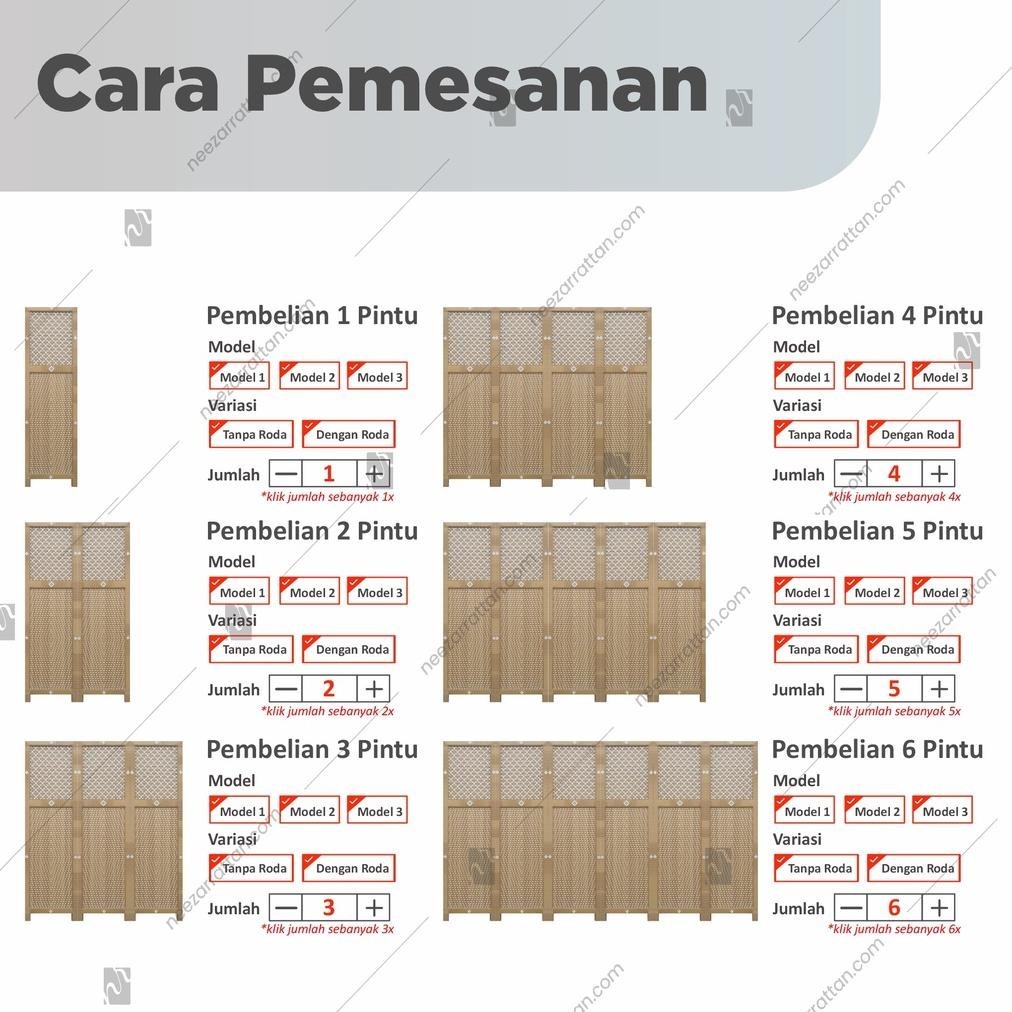 Jual Ow Free Kaki Penyangga Sketsel Rotan Model Pembatas Penyekat