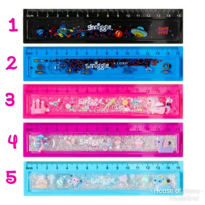 Jual Sale Now Smiggle Universe Water Filled Ruler - Penggaris Smiggle ...