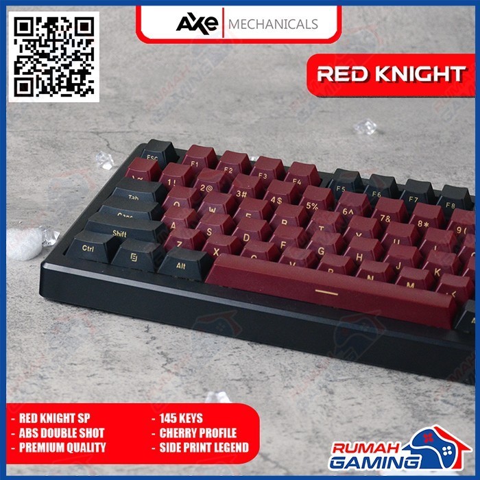 Jual KEYCAP - KEYCAPS - CHERRY - RED KNIGHT SIDE PRINT - ABS DOUBLE ...