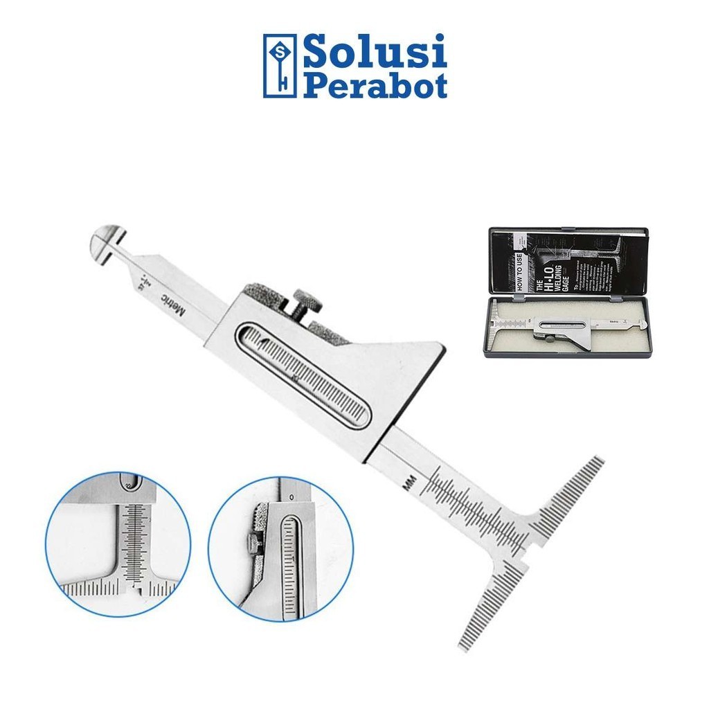 Jual HI-LO Welding Gauge AH11 SP / HILO Inspection Pipe / Gage Welder ...