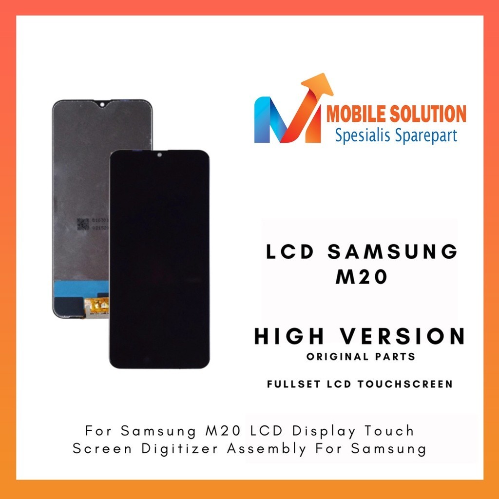 Grosir LCD Samsung M20 M205F ORIGINAL 100% Fullset Touchscreen Garansi  Bulan Packing Bubbel