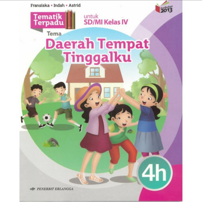 Jual BUKU BEKAS TEMATIK TERPADU KELAS 4H SD ERLANGGA K13 REVISI ...
