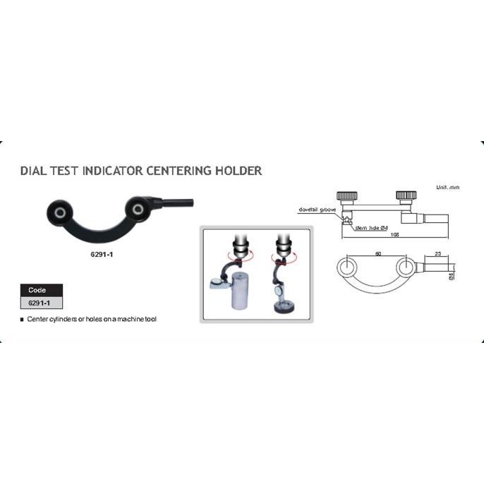 Jual Dial Test Indicator Centering Holder C Clamp Insize 62911