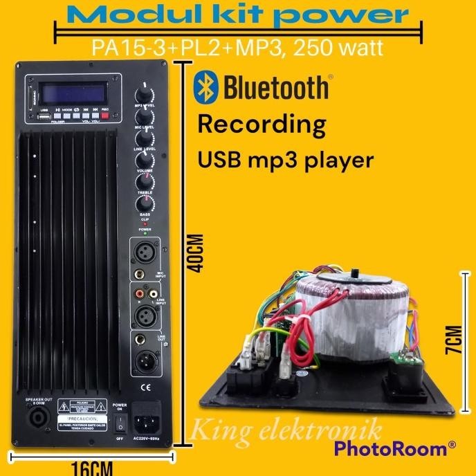 Jual Modul Kit Power Speaker Aktif Usb Mp Player Shopee Indonesia