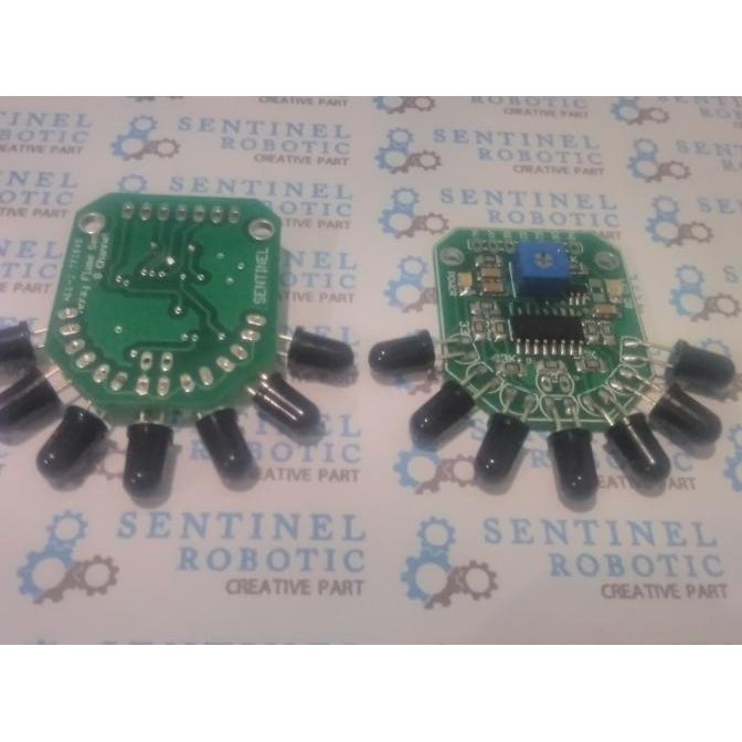 Jual Sentinel Array Flame Sensor 8 Channel Kit Sensor Api Arduino ...