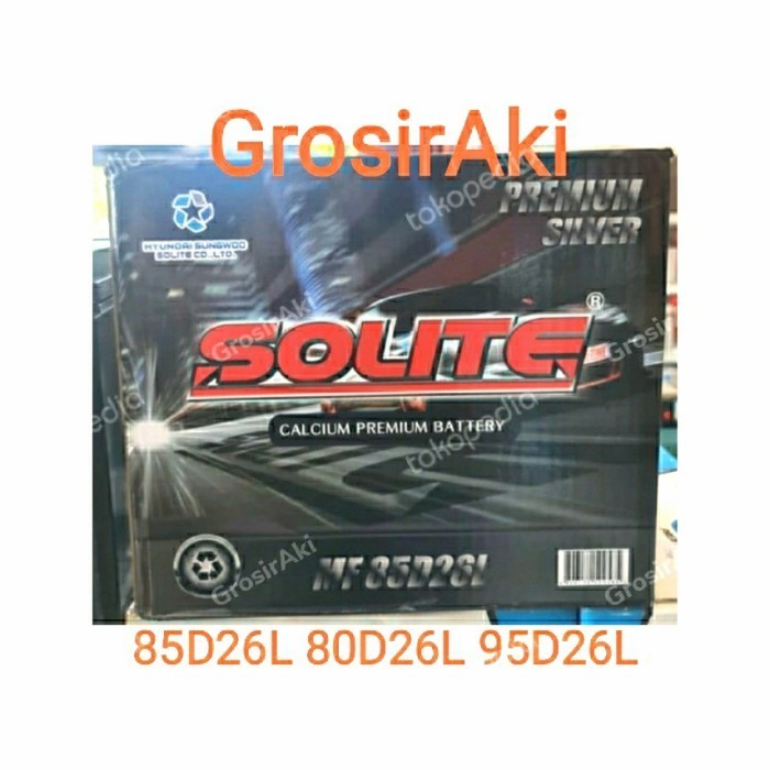 Jual 85D26L 80D26L 95D26L SOLITE MF AKI SILVER CALSIUM BATTERY | Shopee ...