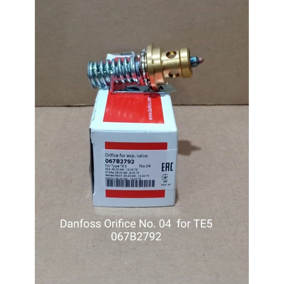 Jual Hemat Danfoss Orifice No 4 For Expansion Valve Te5 (067B2792