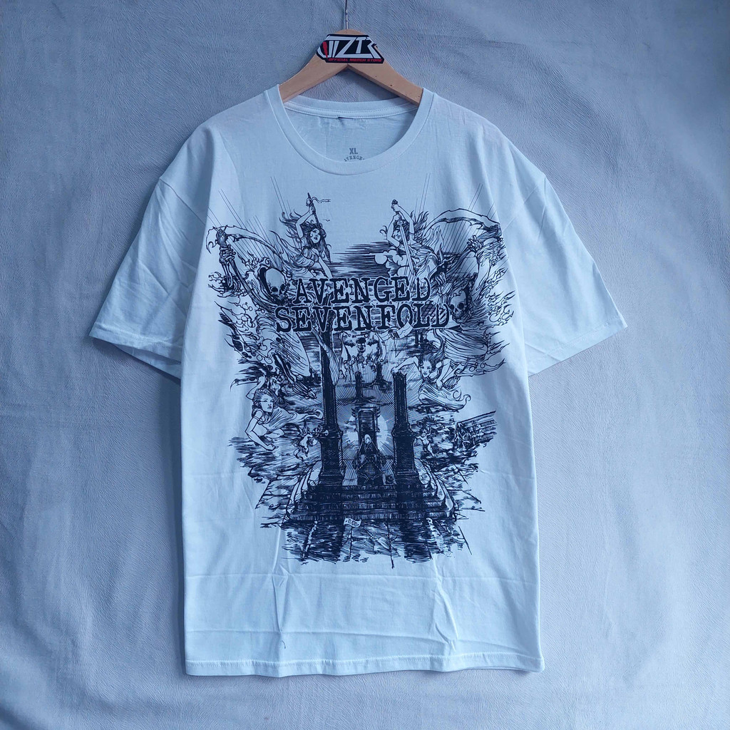 Rock Off Avenged Sevenfold A7X Land Of Cain Oficial Camiseta