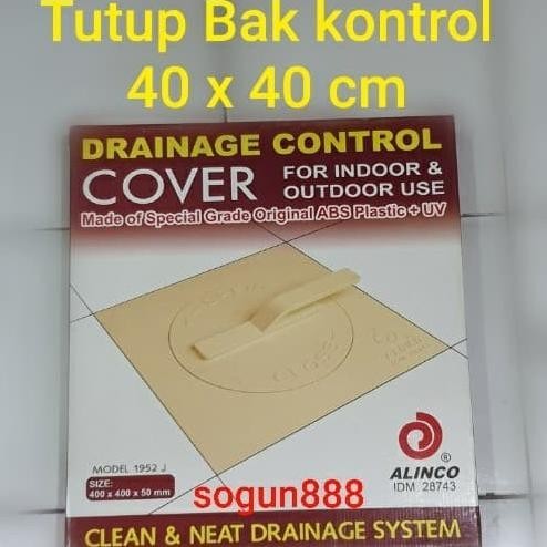 Jual HARGA DISC - Tutup bak kontrol 40x40cm. Clean out alinco. Drainage ...