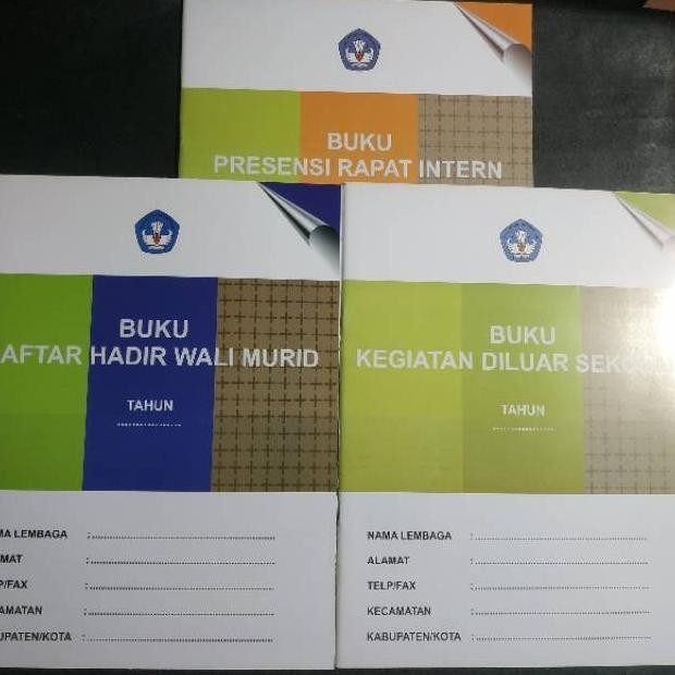 Jual Eqw-68 Paket Buku Administrasi Tk Paud - Buku Induk   Penerimaan 