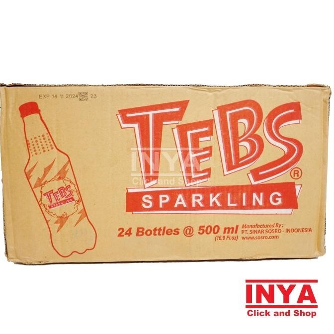 Jual TEBS Sparkling Mix Fruit 24x500ml BOX - Minuman Teh - Soft drink ...