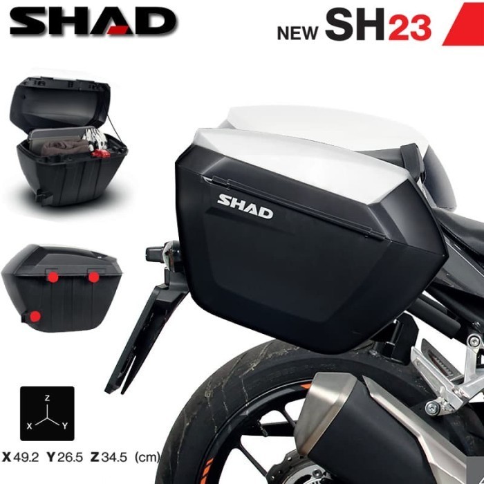 Jual Unik Side Box Shad Sh23 Bmw Gs1200, G310R Dan G310Gs | Shopee ...