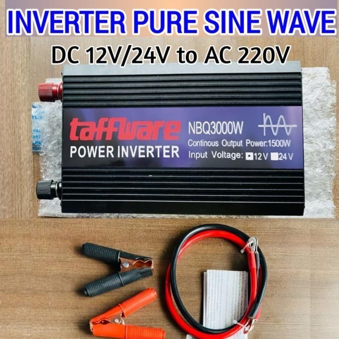 Jual Inverter DC to AC Pure Sine Wave 3000 Watt DC 12V/24V AC 220V PSW