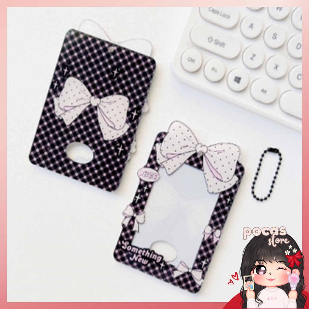 Jual [PS] CAHOL RIBBON PHOTOCARD HOLDER FRAME POCA AKRILIK KPOP ...